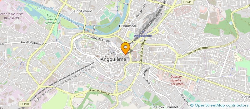 localisation de l'entreprise COMITE LOCAL POUR LE LOGEMENT AUTONOME DES JEUNES à ANGOULEME
