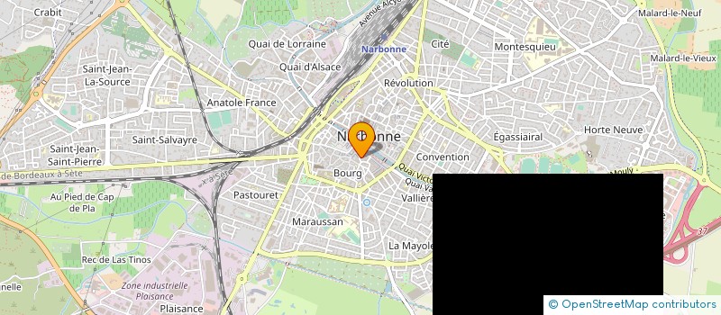 localisation de l'entreprise COMITE LOCAL PROMOTION SANTE DE NARBONNE  NARBONNE