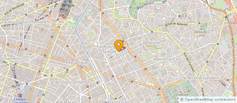 localisation de l'entreprise COMITE LOCALE DU MDC DU 11E  PARIS