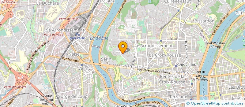 localisation de l'entreprise COMITE LOCATAIRE HLM CHAZIERE à LYON 4EME