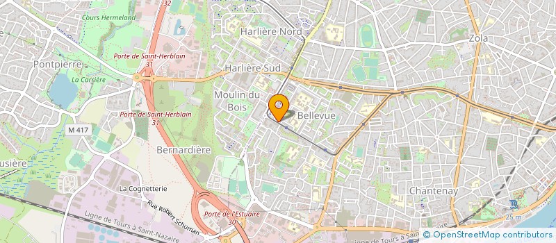 localisation de l'entreprise COMITE LOIRE ATLANTIQUE ROLLER SKATING à NANTES