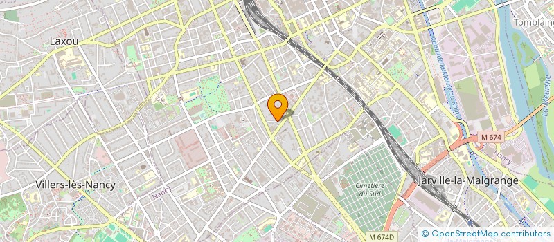 localisation de l'entreprise COMITE LORRAIN DE SOLIDARITE FRANCO LIBANAIS  NANCY