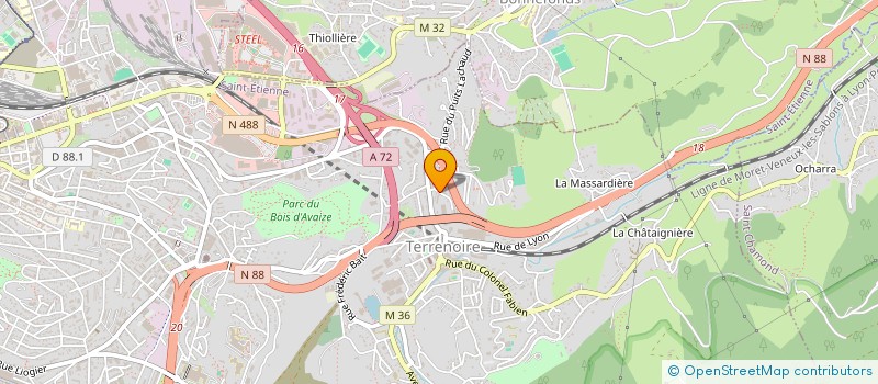 localisation de l'entreprise COMITE MAHORAIS DE SAINT ETIENNE à SAINT-ETIENNE