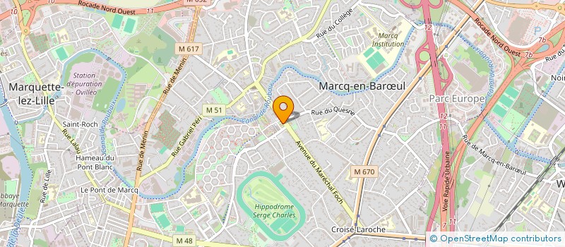 localisation de l'entreprise COMITE MARCQUOIS D'ORGANISATION DU SEMI-MARATHON à MARCQ-EN-BARŒUL
