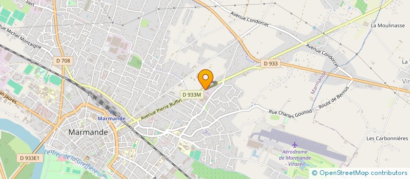 localisation de l'entreprise COMITE MARMANDAIS DU SECOURS POPULAIRE FRANCAIS  MARMANDE