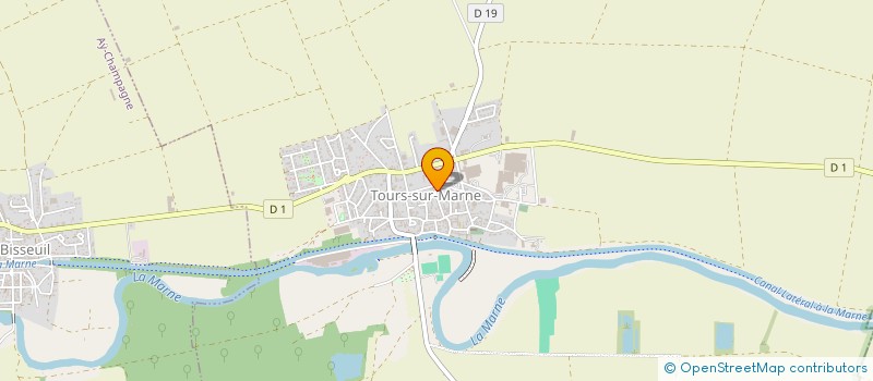 localisation de l'entreprise COMITE MARNE DE CANOE KAYAK  TOURS-SUR-MARNE
