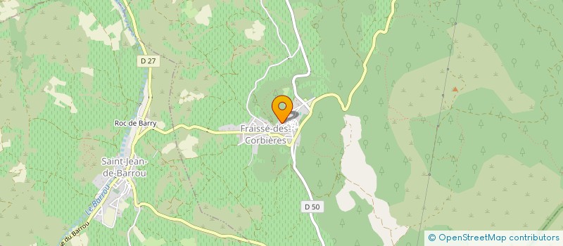 localisation de l'entreprise COMITE MEDITER ETUDE RECHE ENVIRONNEMENT  FRAISSE-DES-CORBIERES