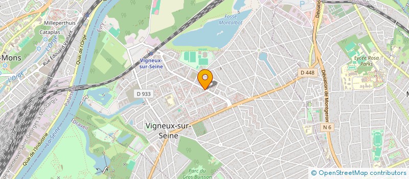 localisation de l'entreprise COMITE MEMOIRES DU PASSE ESPOIR POUR DEMAIN à VIGNEUX-SUR-SEINE