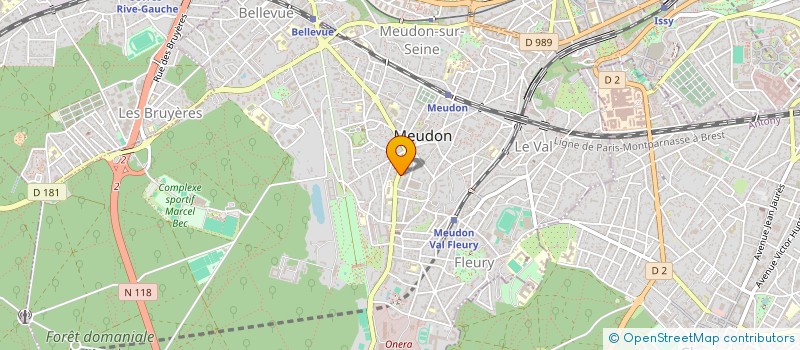 localisation de l'entreprise COMITE MEUDONNAIS DES SENIORS à MEUDON