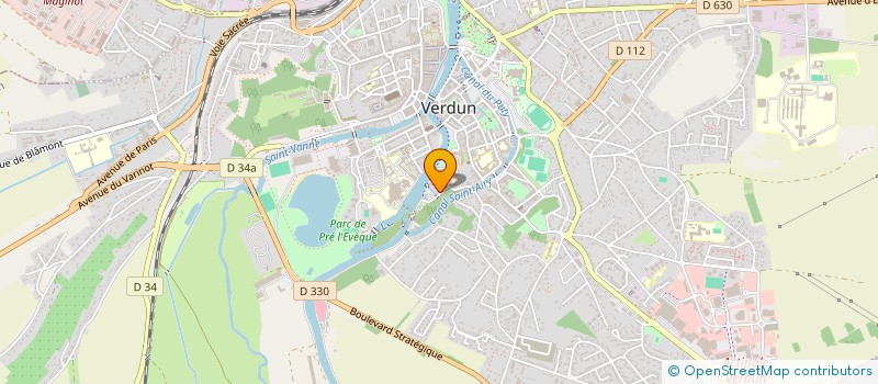 localisation de l'entreprise COMITE MEUSE AVIRON à VERDUN