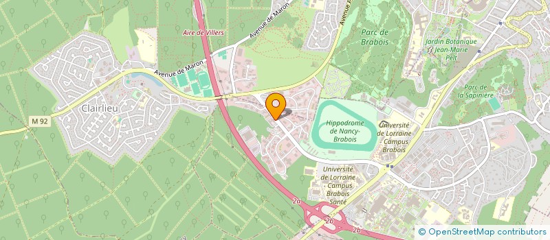 localisation de l'entreprise COMITE MIGRATION SANTE M ET M  VANDUVRE-LES-NANCY