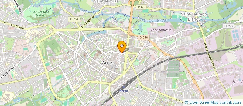 localisation de l'entreprise COMITE MISS ARTOIS à ARRAS