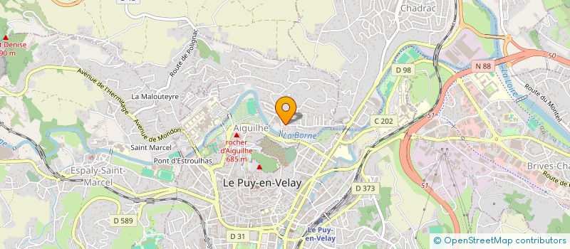 localisation de l'entreprise COMITE MISS AUVERGNE à AIGUILHE