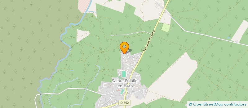 localisation de l'entreprise COMITE MISS ET MISTER DIAMANTISSIME AQUITAINE  SAINTE-EULALIE-EN-BORN