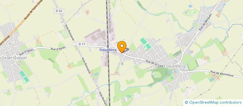 localisation de l'entreprise COMITE MISS ET MISTER DIAMANTISSIME NORD-PAS-DE-CALAIS  ESQUELBECQ