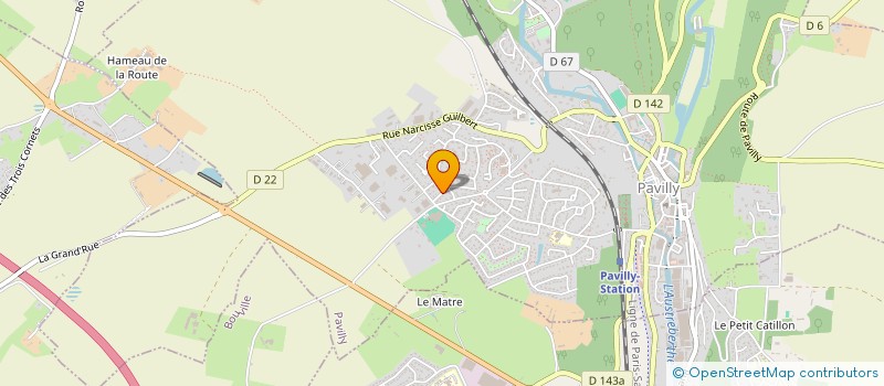 localisation de l'entreprise COMITE MISS NORMANDIE POUR MISS FRANCE  PAVILLY