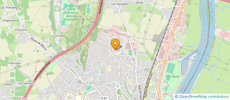 localisation de l'entreprise COMITE MISS VAL DE SAONE à MACON