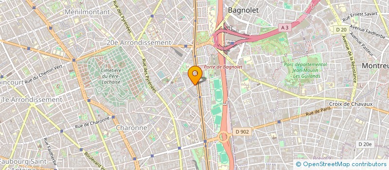 localisation de l'entreprise COMITE MISTER EUROPE EURO-NATIONS  PARIS