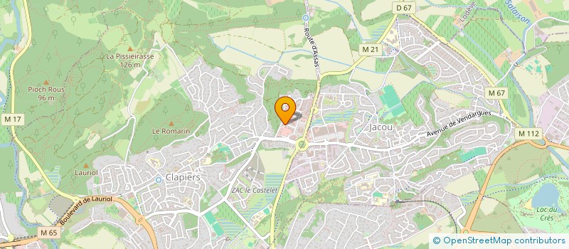 localisation de l'entreprise COMITE MISTER FRANCE  CLAPIERS