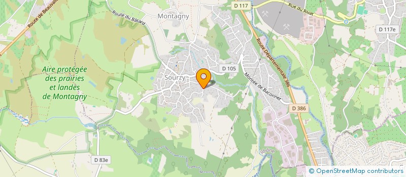 localisation de l'entreprise COMITE MIXTE D'EXPANSION DE LA CONNERIE DANS LE MONDE (C.E.C.O.M.)  MONTAGNY