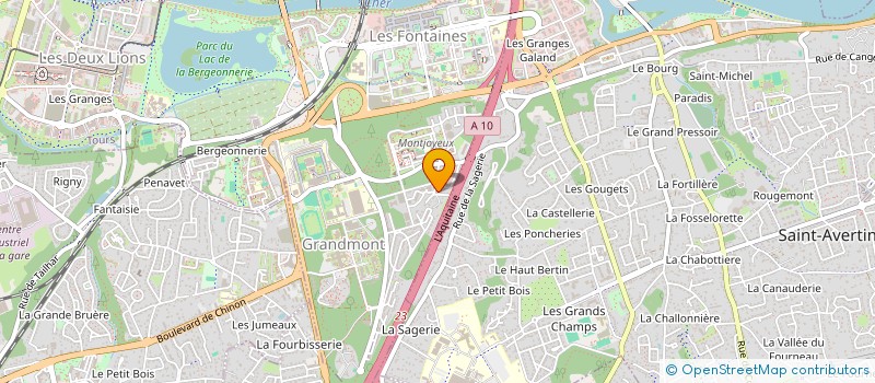localisation de l'entreprise COMITE MIXTE PRODUCTION EDF UE LOIRE à TOURS