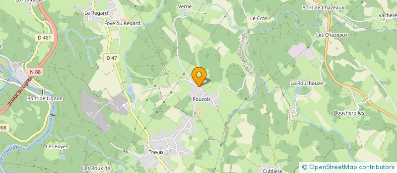 localisation de l'entreprise COMITE MODELE ELEGANCE AUVERGNE à MONISTROL-SUR-LOIRE