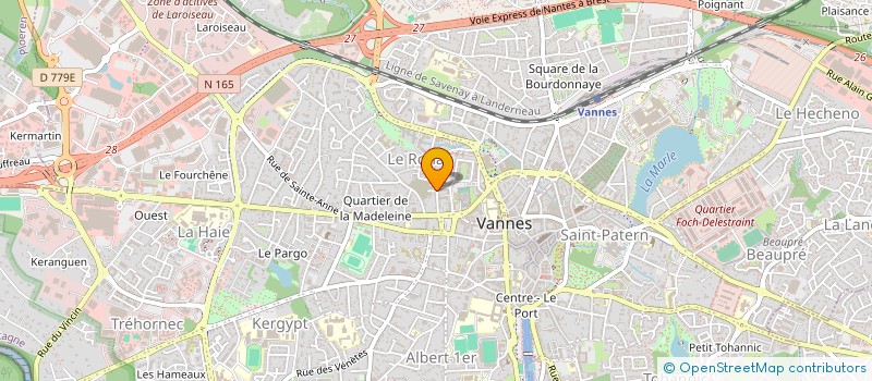 localisation de l'entreprise COMITE MORBIHAN LIGUE CONTRE LECANCER à VANNES