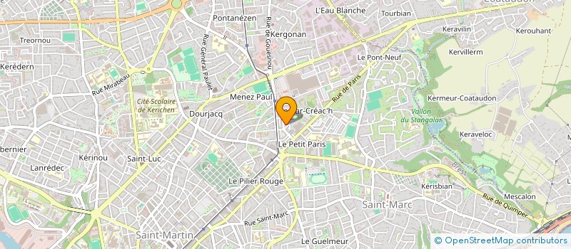 localisation de l'entreprise COMITE MOTOCYCLISTE DEPARTEMENTAL DU FINISTERE DE LA FEDERATION FRANCAISE DE MOTOCYCLISME à QUIMPER