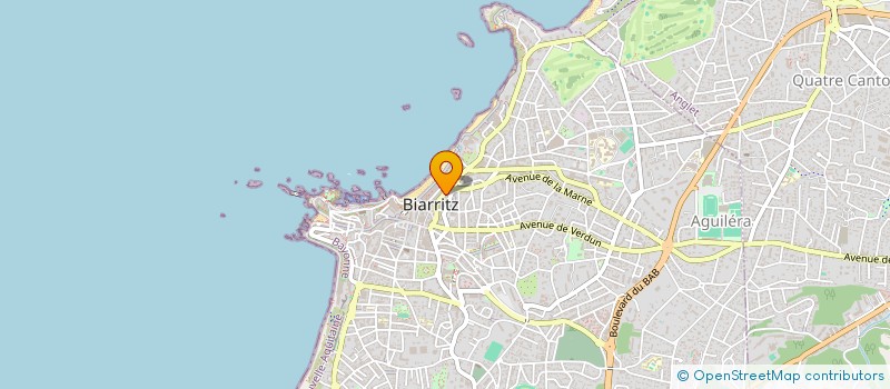 localisation de l'entreprise COMITE MUNICIP COURS VACANCES  BIARRITZ