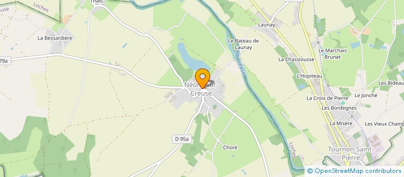 localisation de l'entreprise COMITE MUNICIPAL D'ANIMATION à NEONS-SUR-CREUSE