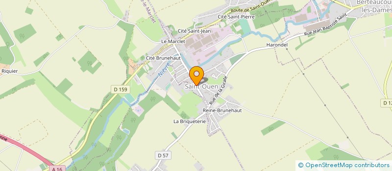 localisation de l'entreprise COMITE MUNICIPALE DES FETES ET DES MANIFESTATIONS LOCALES  SAINT-OUEN