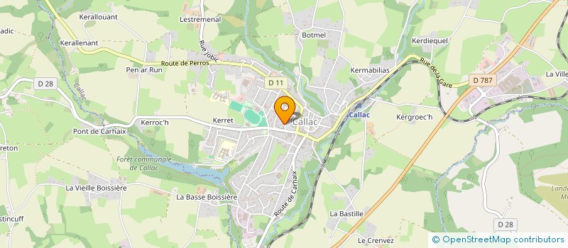 localisation de l'entreprise COMITE NAOUS à CALLAC