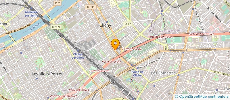 localisation de l'entreprise COMITE NAT CHARTE ENVIRON INDUSTRIE CARRIERES à CLICHY
