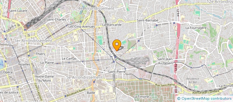 localisation de l'entreprise COMITE NATIONAL DE CHAUSS'FIGHT DE LA FEDERATION FIGHTING DE FULL ET DA à MARSEILLE