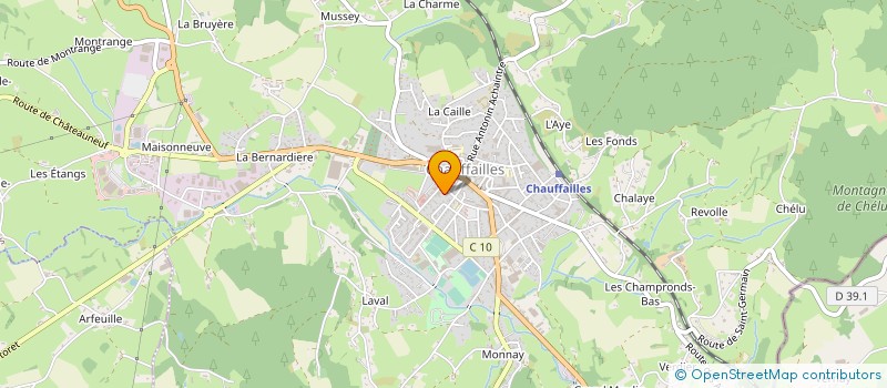 localisation de l'entreprise COMITE NATIONAL DE COMBAT MIXTE  CHAUFFAILLES