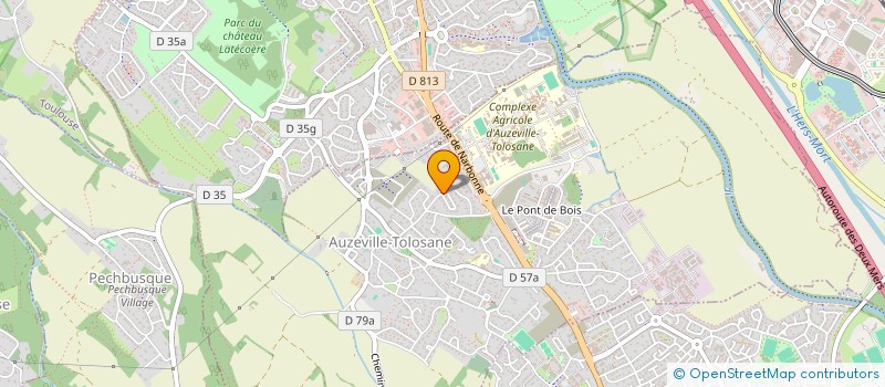 localisation de l'entreprise COMITE NATIONAL DEAFLYMPIQUE ET SPORTIF SOURD FRANCAIS  AUZEVILLE-TOLOSANE