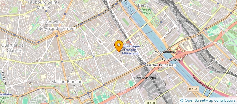 localisation de l'entreprise COMITE NATIONAL LONGE COTE - MARCHE AQUATIQUE DE LA FEDERATION FRANCAISE DE LA RANDONNEE PEDESTRE (CNLC/MA)  PARIS