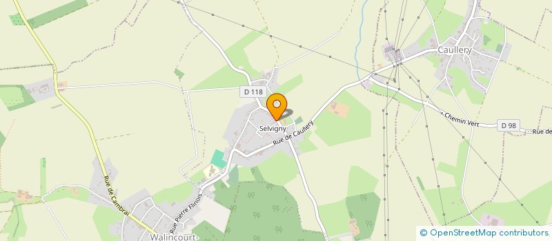 localisation de l'entreprise COMITE NOEL DES VIEUX  ELINCOURT