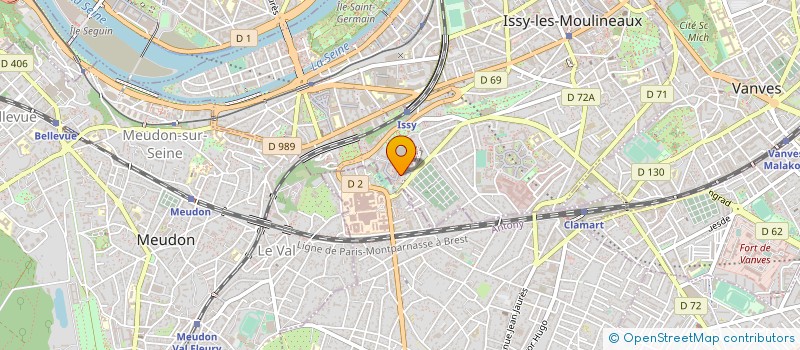 localisation de l'entreprise COMITE NORMAN BETHUNE à ISSY-LES-MOULINEAUX