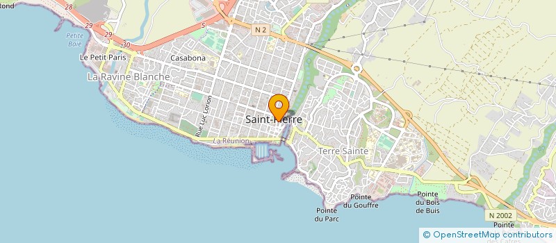localisation de l'entreprise COMITE OEUVRE SOCIALE PERSONNEL MUNICIPA à SAINT-PIERRE