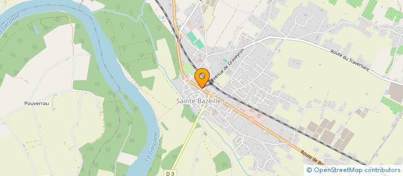 localisation de l'entreprise COMITE OEUVRES PAROISSIALES  SAINTE-BAZEILLE
