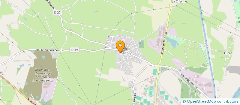 localisation de l'entreprise COMITE OEUVRES SOC DE MABLY  MABLY