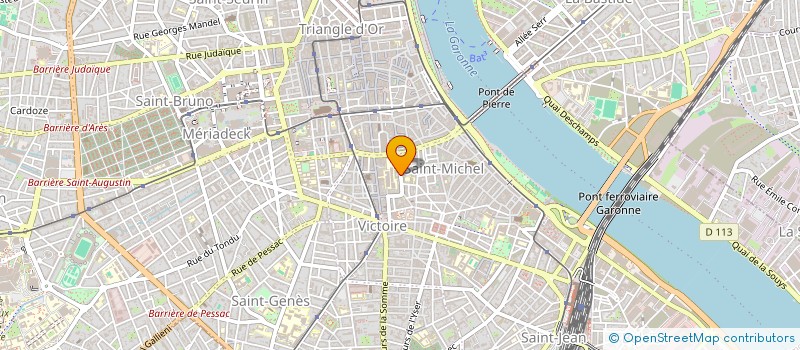 localisation de l'entreprise COMITE OEUVRES SOCIALES CREDIT MUNIC BX à BORDEAUX