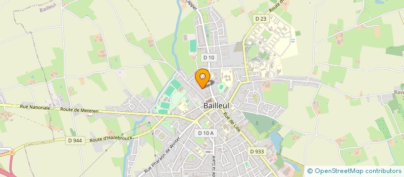 localisation de l'entreprise COMITE OEUVRES SOCIALES DOUANE à BAILLEUL