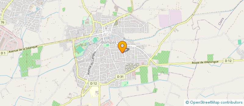 localisation de l'entreprise COMITE OEUVRES SOCIALES PERS.BOMPAS à BOMPAS