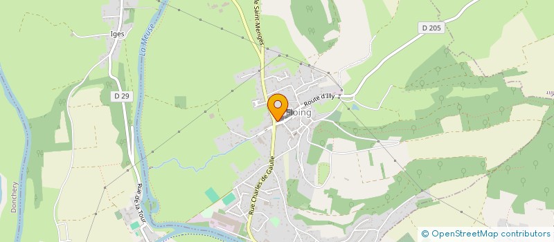 localisation de l'entreprise COMITE OEUVRES SOCIALES PERS MUNICIPAL  FLOING