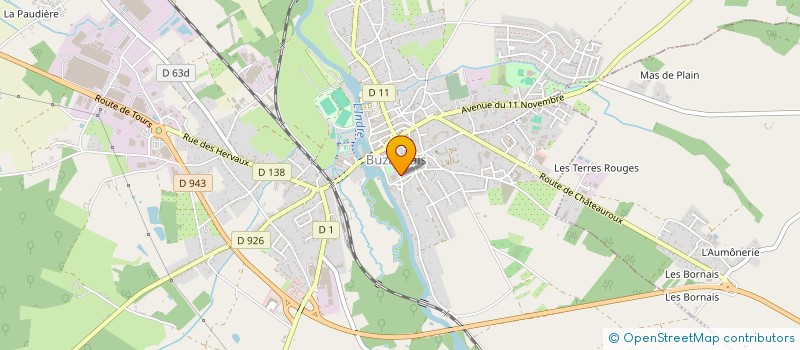 localisation de l'entreprise COMITE OEUVRES SOCIALES PERSON BUZANCAIS à BUZANCAIS