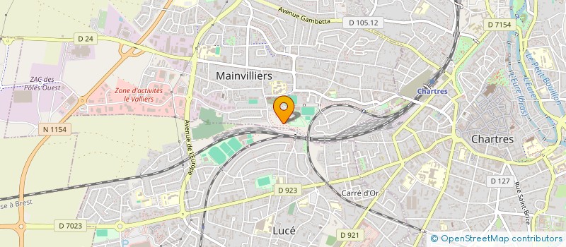 localisation de l'entreprise COMITE OEUVRES SOCIALES SI CENTRE NAUTIQ à MAINVILLIERS