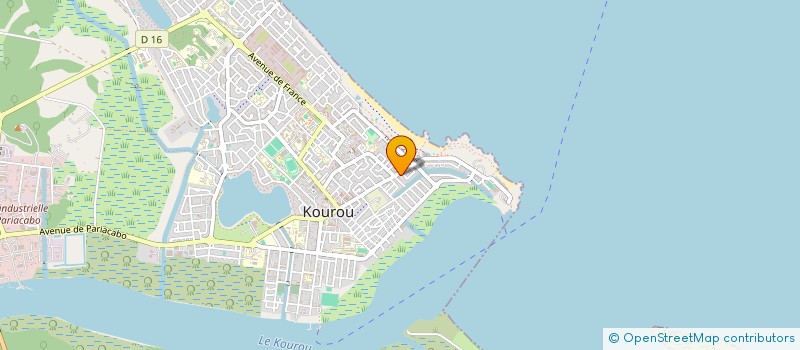 localisation de l'entreprise COMITE OEUVRES SOCIALES VILLE DE KOUROU à KOUROU