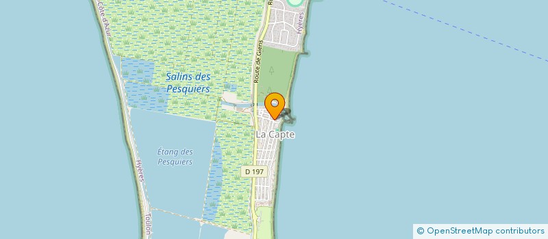 localisation de l'entreprise COMITE OFFICIEL DES FESTIVITES DE LA CAPTE  ( COF LA CAPTE) à HYERES